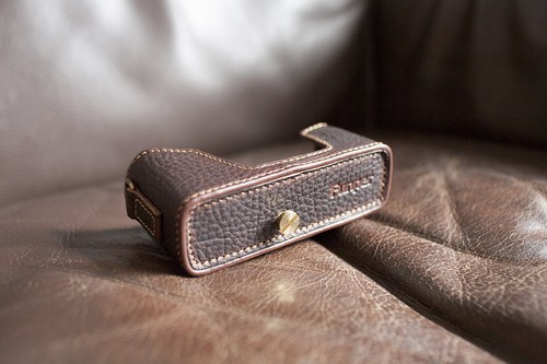 Genuine Real Leather Half Camera Case Bag Cover for Leica Minilux Minilux zoom - Picture 2 of 6