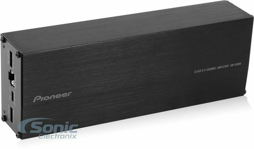 Pioneer GM-D1004 400W 4-Channel Car Amplifier w/ Free Belva 8 Gauge Amp Wire Kit - Picture 2 of 11