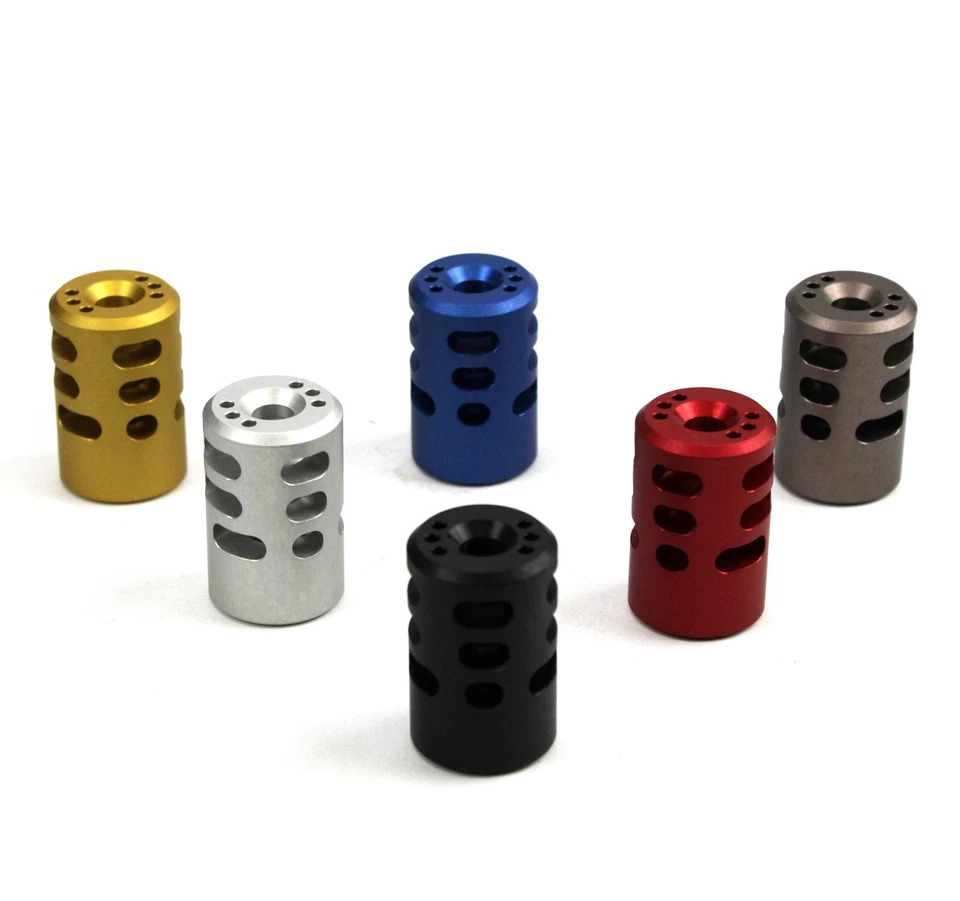 Aluminum Ruger Mark IV 22/45 1/2x28 TPI Muzzle Brake - Gen 2 For .22LR