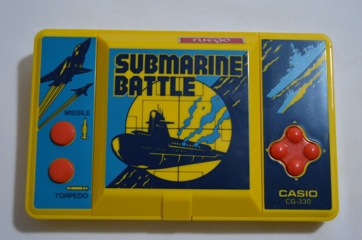 RARE VINTAGE 1985 CASIO CG-330 SUBMARINE ELECTRONIC HANDHELD