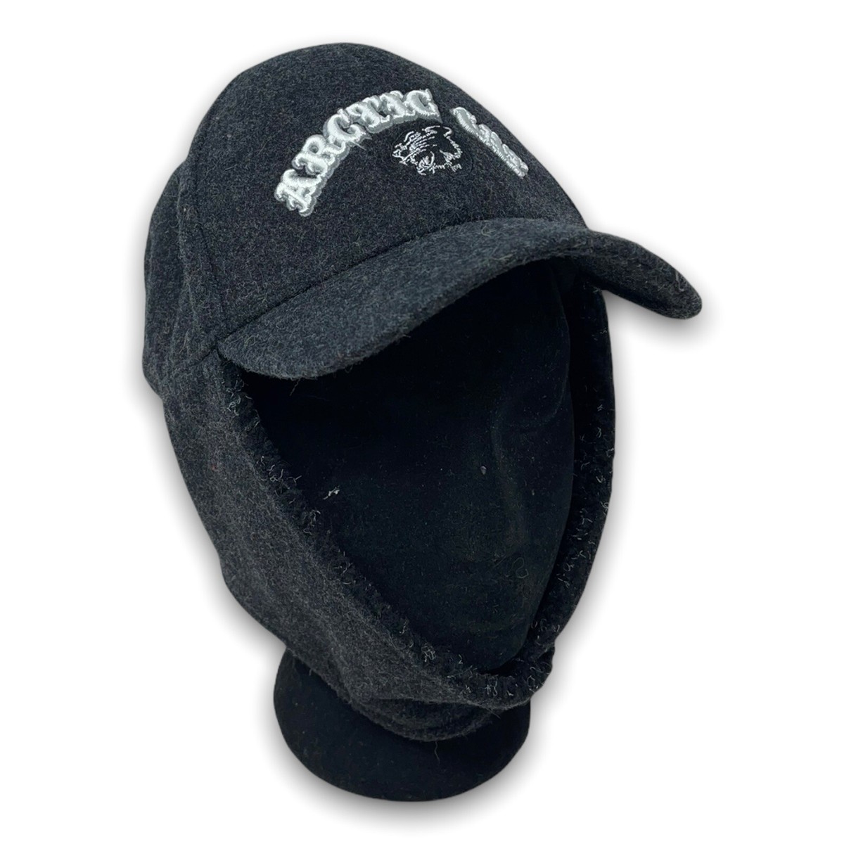 Arctic Cat Snowmobile Wool Trapper Baseball Hat Cap Winter Size S
