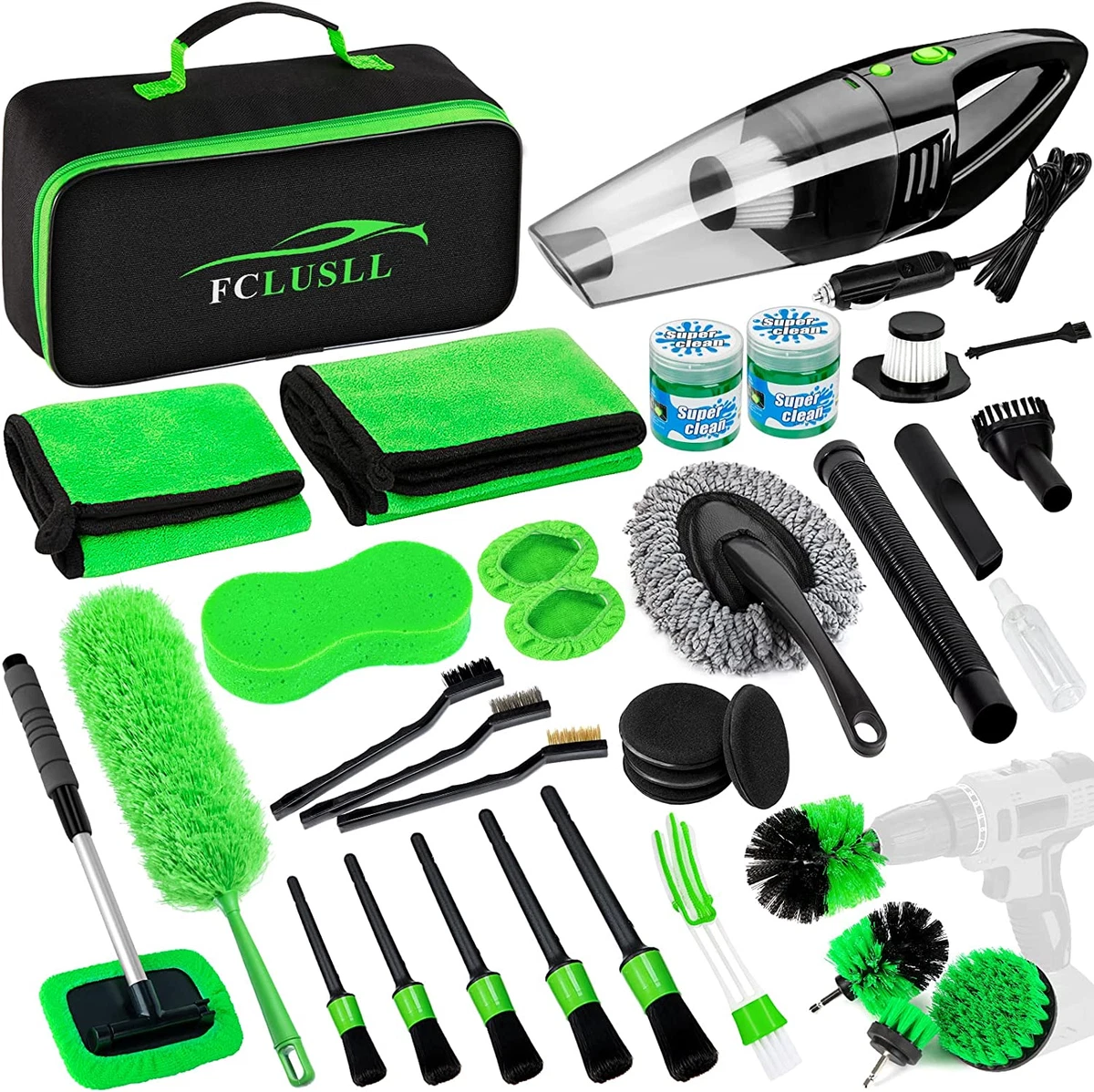 Interior car cleaning kits outlet