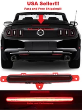 RED LENS RED LED 3RD THIRD BRAKE LIGHT for 2010 2011 2012 2013 2014 FORD MUSTANG