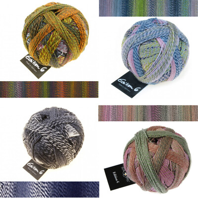 Schoppel EDITION 6 - 100% Schurwolle, 50g/300m Nd 2-3