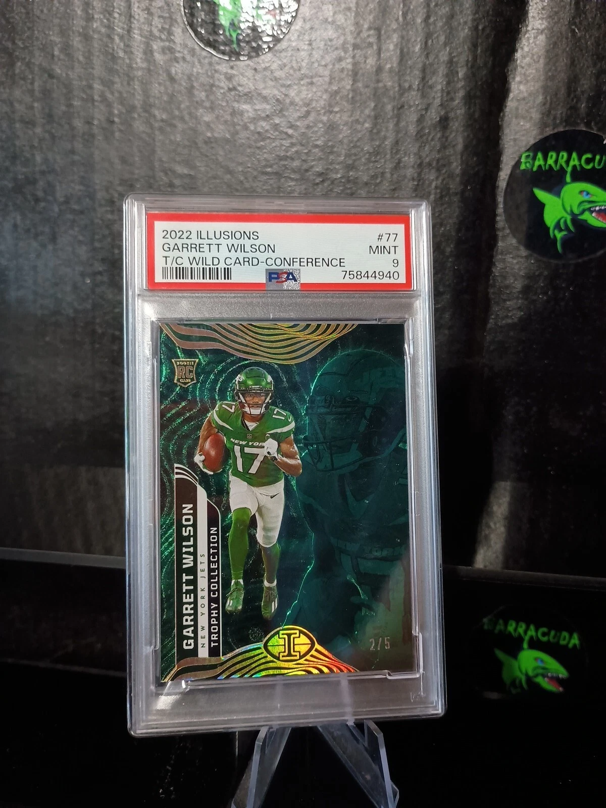 Garrett Wilson Panini Illusions #77 Trophy Collection-Wild Card-Conference