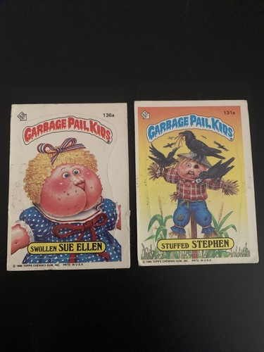 GPK Garbage Pail Kids Card Sticker 1986 Series 5 OS5 ZEKE Freak #201b
