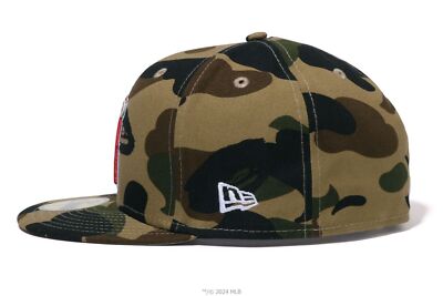 A BATHING APE x NEW ERA Los Angeles Angels 59Fiftiy Cap Green Red