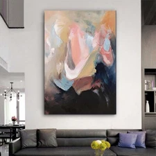 Home Aesthetics Decor Image Modern Abstract Handmade Oil Painting Wall Art