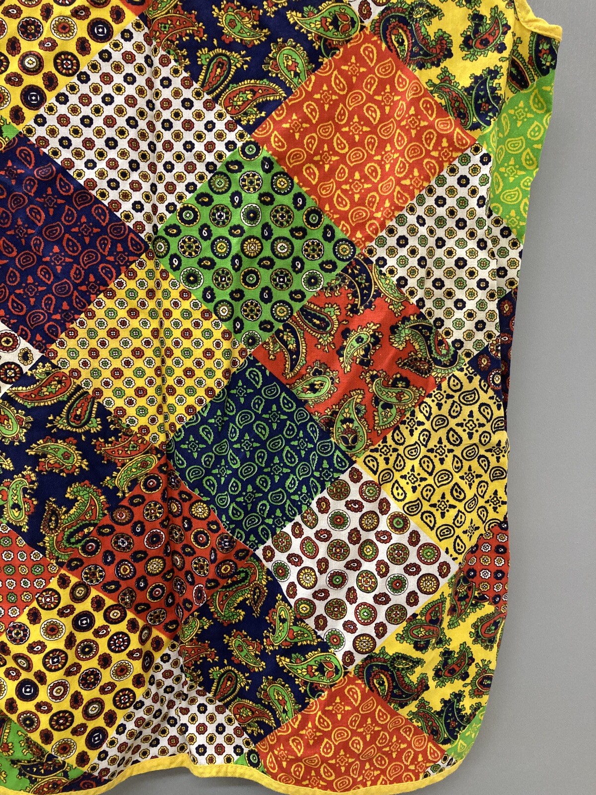 Handmade Patchwork Vest E3-40 - image 13