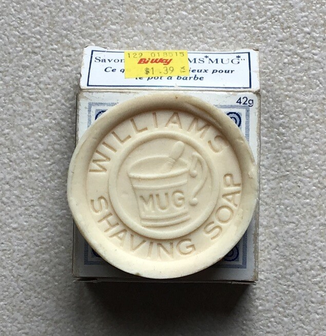 Vintage Williams Mug Shaving Soap 1.75 oz Lasting Lather Discontinued