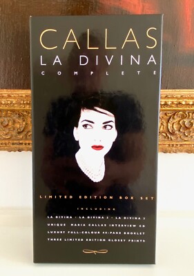 Maria Callas   LA DIVINA Complete 4 CD   Limited Edition Box EMI 1995 Unbenutzt