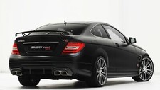 Cars brabus mercedes benz c63 mercedes Desk Mat Stitched