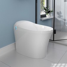 HOROW Smart Toilets Bidet Auto Flushing, Heat Seat, Warm Massage Wash w/ Remote