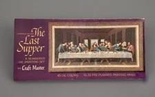 Vintage Large Craft Master Paint-by-Number “The Last Supper” In Original Box