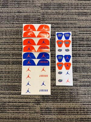 Florida Gators Oakley Visor Tabs & Visor Clip Helmet Decals Football Eye Visors
