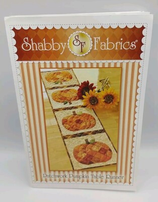 Shabby Fabrics Patchwork Pumpkin Table Runner Pattern by Jennifer ...