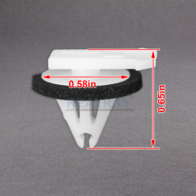 Woodzdon 30 Clips De Moldeo Para Panel Basculante GM 11547581, Chevrolet Equinox, Cruze, Impala, Sonic, Traverse, Buick Enclave, Cadillac CT6, XT5, XTS, GMC Acadia, Terrain, Body Side Molding Clips