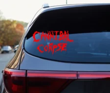 Cannibal Corpse Vinyl Logo Sticker Decal Heavy Metal Band Car Bumper Death