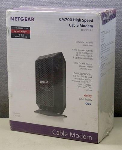 Netgear CM700 High Speed DOCSIS 3.0 Cable Modem New NIB CM700-100NAS - 第 1/6 張圖片