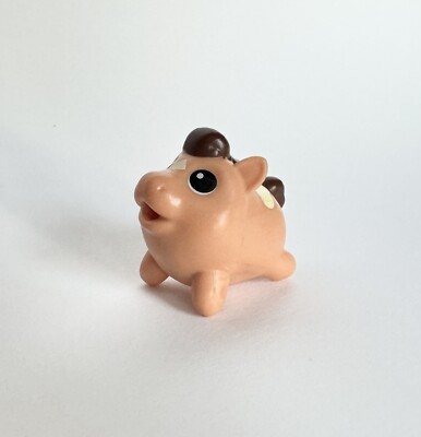 Spin Master Chubby Puppies Friends Baby 1 Horse Pony Mini Figure BROWN HAIR Toy