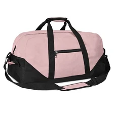 21" Large Duffle Bag with Adjustable Strap (Pink)