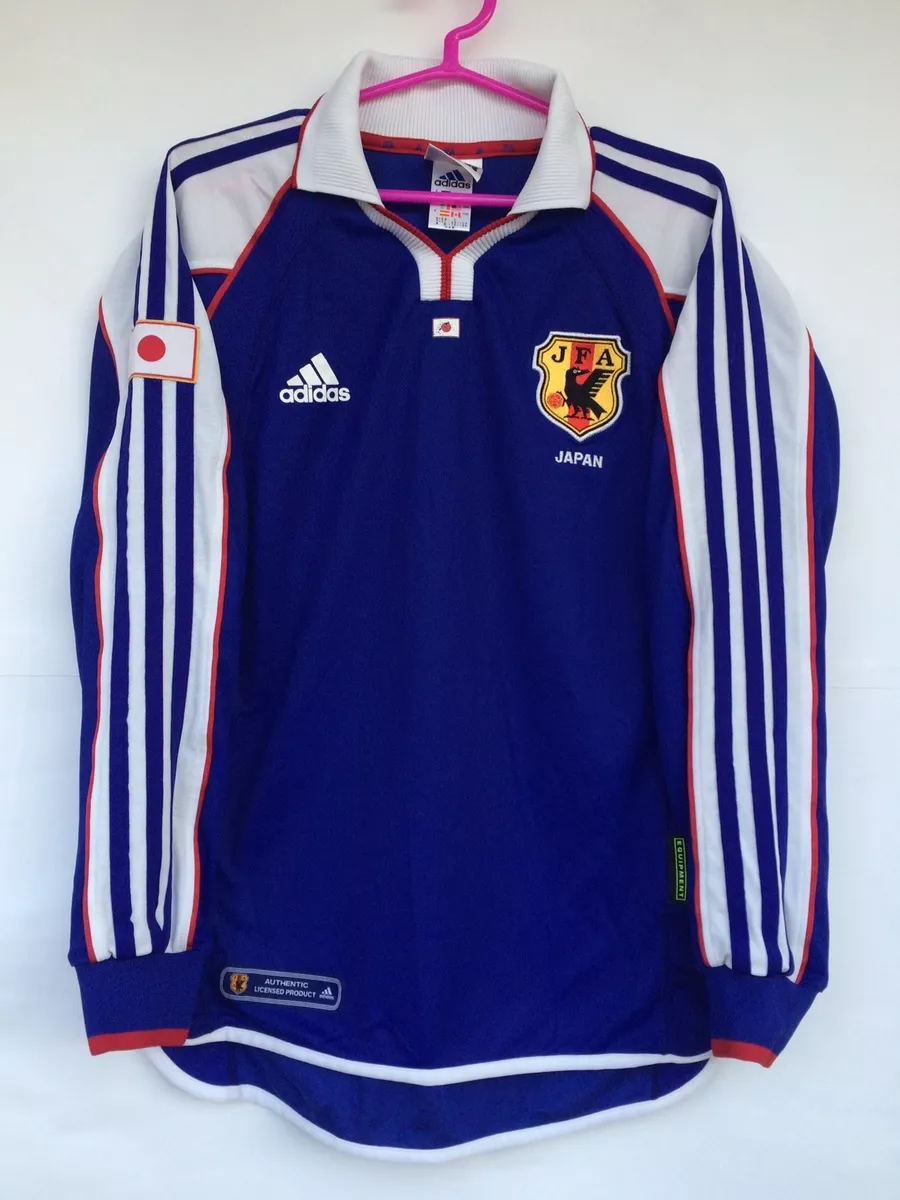 JAPAN 2001 RARE ADIDAS HOME AUTHENTIC PLAYER ISSUE FOOTBALL SOCCER JERSEY SHIRT