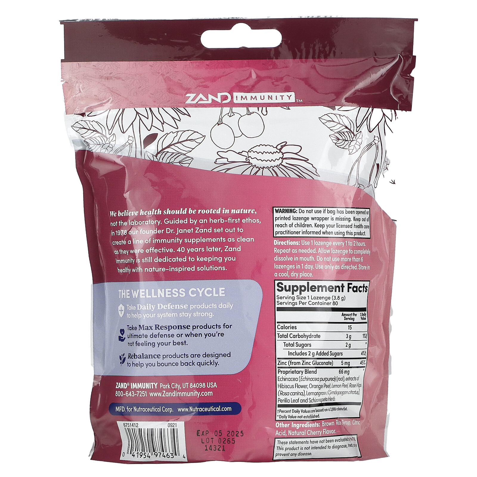 Immunity, Echinacea Zinc, Very Cherry, 80 Lozenges eBay