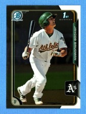 2015 Bowman Chrome Prospects #BCP141 Jaycob Brugman Oakland Athletics