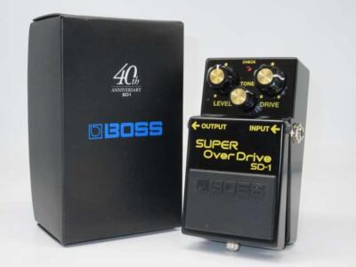 Boss SD-1 4A Super Overdrive 40th Anniversary Guitar Effect