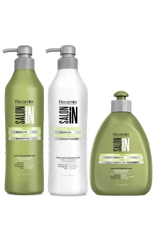 Recamier Professional Salon In Keratin Ultra Force Hair Kit 3 Pack