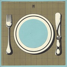 A M knife fork REPRODUCTION RECORD COMPANY SLEEVES - pack of 10
