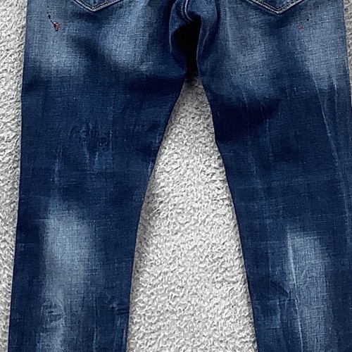 WAM Jeans Damen Größe 31 marineblau Denim Distressed schmale Passform Stretch Baumwollmischung - Bild 7 von 16