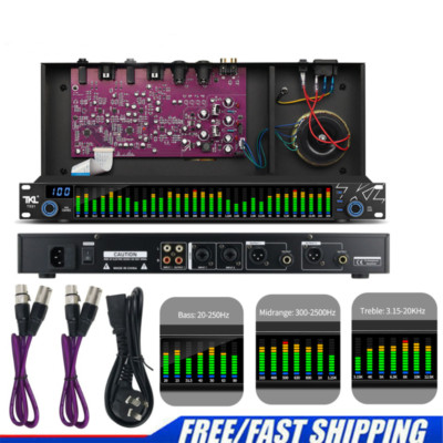 Digital Equalizer EQ Noise Reduction w/ Spectrum Display 31 Band KTV TKL T531