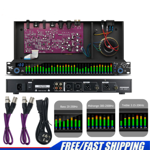 Digital Equalizer EQ Noise Reduction w/ Spectrum Display 31 Band KTV TKL T531 - Bild 1 von 11