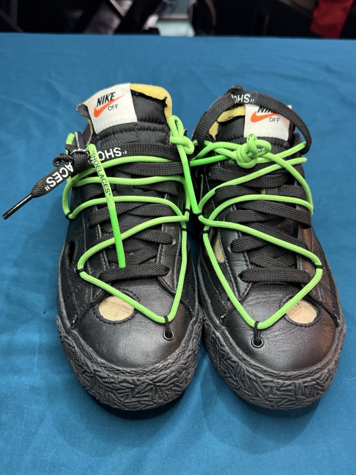 OFF WHITE X NIKE Taglia 6 5 Nike Off White x Blazer basso nero