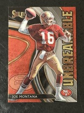 2020 Select Football #U7 Joe Montana San Francisco 49ers Unbreakable Nm-Mt!!
