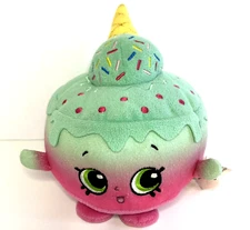 2013 Moose Shopkins Plush Ice Cream Kate Birthday Cake Stuffed Animal Toy 5”