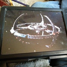 Vintage Star Trek Deep Space Nine Fiber Optic Picture Tested And Working