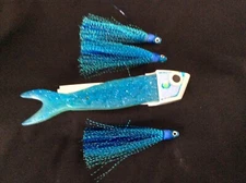 High Percentage Salmon Trolling Bait/Meat Rig With Bite My Herring Strip
