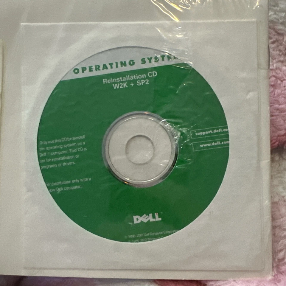 Dell Microsoft Windows 2000 Professional Reinstallation CD WK2+SP1 in packaging - Image 2 of 2