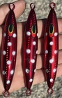 SALE ! Lot 200g. BLUEFIN  TUNA  Bomb  KNIFE JIGS - Eddie Bomb  Heavy  Glow Jig