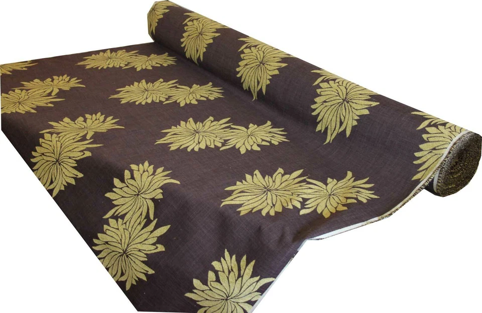 Polsterstoff Dekostoff Bezugsstoff Providence braun mit Muster Meterware - Bild 4 von 4