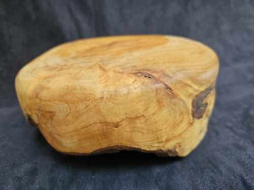 Cherry Burl Bowl 8 3/8" Hand Crafted Signed David Taft 2003 Live Edge Beautiful - Picture 13 of 13