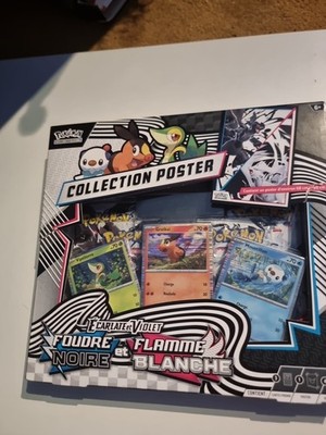 Pokémon Collection Poster Foure Noire Et Flamme Blanche - Fr Retoure 