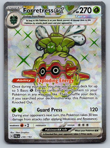 Forretress EX Ultra Rare Paldea Evolved 230/193 NM