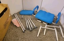 Platinum health Carousel Sliding & Swivel Shower Chair Tub Transfer Bench 