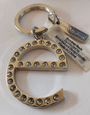 Sparkling Monogram Letter "E" Keychain