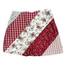 Vintage Girl's Gymboree Colorful Patchwork Skirt Size 5 Country Cottage Western