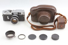 CLA'd MINT Case Hood Canon P Rangefinder 50mm f1.8 Lens L39 LTM From JAPAN