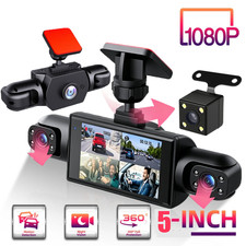 4 Kanal 360� Panorama Dashcam Nachtsicht 1080P Autokamera Nachtsicht Parkmonitor